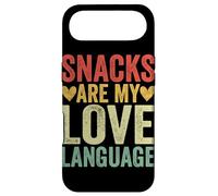 Snacks Are My Love Language Funny Food Case for iPhone Air