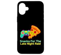 Snacks For The Late Night Raid Gamer Case for iPhone 16 Plus