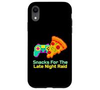 Snacks For The Late Night Raid Gamer Case for iPhone XR