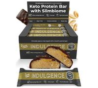 SnackSmart Non-Keto Protein Bars with Slimbiome® Low Carb, High Protein Snacks, Low Sugar Snack - Prebiotic, Ozempic-Friendly Chocolate Peanut Bar GLP1 - Alternative Snack, Nutrition Bars & Drinks
