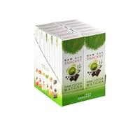 SNACKSY - Vegan Chocolate, Raw Bars (12 x 40g, Matcha)