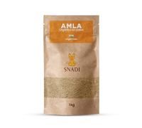 Snadi - 1 kg - Authentic Indian Amla Powder for Hair | Natural Strengthening and Revitalizing | Eco-Friendly Packaging | Organic, Pure and Natural Product | Versatile in Hair Care