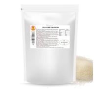 Snadi Gelatin Powder, 1 kg, Unflavored, 100% Pure and Professional Quality, Perfect for Baked Goods, Desserts, Gels, Sauces, and Savory Preparations, Easy to Dissolve and Perfect Texture