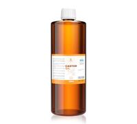 Snadi - Pure Organic Castor Oil | 1 liter | Cold Pressed | Antioxidant, Anti-Aging | Moisturizing for Dry Skin, Body, and Hair | Stimulates Eyelash and Beard Growth | Organic