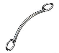 Snaffle Bit for Equine Use Featuring a Polished Stainless Steel Finish That Resists Tarnish and Maintains Structural Integrity