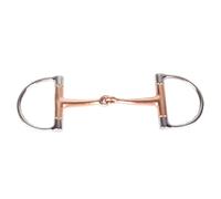 Snaffle Bits for Horses, Stainless Steel, Filetes Para Caballos, D Ring, Horse Bits Western, Copper Rollers(silver)