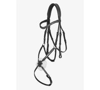 LeMieux Arika Grackle Bridle - Black/Silver Cob