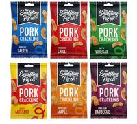 Snaffling Pig Flavoured Pork Crackling | 4 Flavours | Case 12x40g