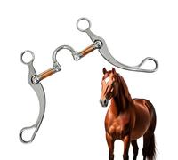 Snag Bite for | Tear-proof Equipment for Riding - Equestrian Bite in Stainless Steel - Part 4: for Easy Control, Stable-Walks, Work in the Field, Man