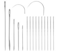 Snag Nab It Tool, 10 Pcs Snag Repair Needle + 7 Pcs Heavy Duty Household Hand Needle, Repair Woven and Knits Tool Leather Craft Sewing Stitching Needle for Knitted Woven Cloth Garments Drapes