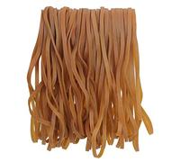 SNAGAROG 50 Pcs Large Elastic Bands Wide Rubber Band Thick Elastic Bands Strong Stretchable Natural Elastic Bands Stationary Stretchable Bands Heavy Duty Trash Can Band for School Home Office Supplies