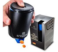 snagger - The snack dispenser // clean hands when snacking // suitable for peanuts, NicNacs, etc. // Men's gamer gift // Made in Germany (black-blue)
