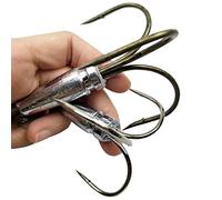 Snagging Hooks Snagging Weighted Treble Hooks 2pcs/Pack Fishing Hooks 5 Sizes 0.7oz 1.1oz 1.6oz 2.1oz 2.8oz