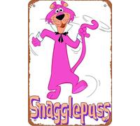 Snagglepuss Iron On Transfer #3 Poster Retro Metal Tin Vintage Sign 12 X 8 Inch Bar Music Club Man Cave Room Wall Decor