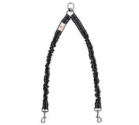 Snagle Paw Tangle Free BungeeX2 Double Dog Leash Coupler 360° Swivel No Tangle Double Dog Walking & Training Leash Comfortable Shock Absorbing Reflective Bungee Lead Walk 2 Dogs Ease