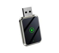 SNAHLPER 2 in 1 Wireless CarPlay Adapter for Q4 Sportback e-Tron 2022 2023 2024, Effortlessly Convert Wired CarPlay to Wireless, with 5GHz WiFi Connection, Plug Play,Champagne Gold