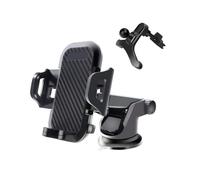 SNAHLPER Car Phone Holder For Bentley Flying Spur 2012-2017, Adjustable Phone Mount 360° Rotation, Universal Dashboard/Windscreen/Air Vent, All 4-7” Smartphones,Black-3 in 1