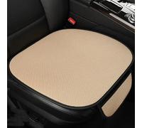 SNAHLPER Car Seat Cushion for Dodge Charger SXT 2015-2023, Driver Pad Front Anti Slip Protector, Ventilated Ice Silk Cushion Seat Cushion With Storage Bag,Beige