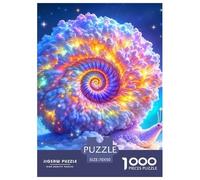Snail 1000 Pieces Puzzle Adults Teens Educational Creative Play Landscape Smooth Finish Thick Pieces 70x50cm/1000pcs
