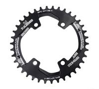 SNAIL 96BCD Chainring for Bicycles, 32T 34T 36T 38T Models, High Strength Circular Disc Made from 7075 Aluminum Alloy (38T Black)