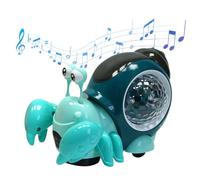 Snail Baby Toys, 2026 New Baby Toys Crawling Walking Snail Toys, Educational Learning Toy Crawling Toy for 1 2 3 Year Old Boys Girls Music Light Educational Snail Toy for 6-18 Months (Blue)
