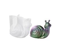 Snail Candle Silicone Mould 3D Aromatherapy Plaster Soap Resin Molud Cake Chocolate Baking Tool Decorations