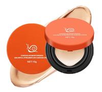 Snail Collagen Air Cushion BB Cream, Velvety Matte Lightweight Finish, BB Concealer Oil Control Concealer Moisturizing Foundation, Liquid Foundation CC Cream for Women Makeup, Even Skin Tone