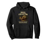 Snail Collector Mastering Compound Interest In Real Time Pullover Hoodie