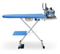 SNAIL Commercial Ironing System - 2-litre Boiler, Vacuum and Heated Ironing Board Table & Iron + FREE Iron Shoe