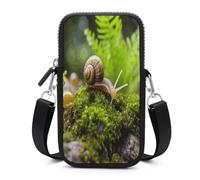 Snail Crawling Crossbody Bag Adjustable，Phone Bag Detachable Shoulder Strap，Wallet for Daily Commuting, Can Be Worn Crossbody Or over The Shoulder.