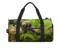 Snail Crawling Gym Bag Large Foldable Travel Duffle Bag Hospital Bags for Labor And Delivery for Sports Fitness