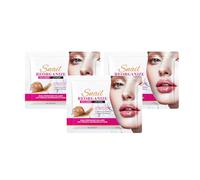 Snail-Derived Reconstructed Collagen Anti-Wrinkle Nourishing Lip Mask - Deeply Moisturises & Repairs Dry Chapped Lips, Leaves Lips Plump, Soft & Smooth, Gentle Hydrating Lip Care for Daily Use (3Pc)