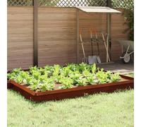 Snail Fence Pack of 16 Rusty Weatherproof Steel 100 x 3.5 x 25 cm Flexible Flower Bed Border Lawn Edging Mowing Edge for Garden Patio Path Limiting and Landscaping with Plug-In System