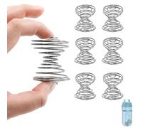 SNAIL GARDEN Hourglass-Shaped Shaker Ball for Smoother Mixing, Heavy Duty 20g Stainless Steel Blender Ball for Fast Mixing, 6PCS Mixing Balls for Shaker Bottles and Liquid Mixing