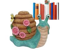 Snail Garden Statue, Solar Snail Garden Decoration - Solar Snail Figurine | Resin Animal Figurine, Cute Table Ornament for Outdoor Garden Decorations