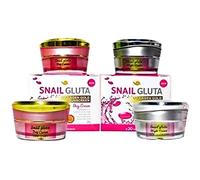 Snail Gluta Collagen Gold Whitening Set Day And Night Cream