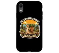 Snail Hiking Team We'll Get There When We Get There Slow Fun Case for iPhone XR