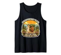 Snail Hiking Team We'll Get There When We Get There Slow Fun Tank Top