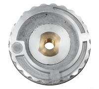 Snail Lock Backing Pad for M14 and /8"-11 Thread, Aluminum Quick Change Adapter for Wet Stone Polishing, 4/ Inch Grinding Holder with Central Water Hole(4inch 14mm Thread)