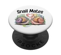 Snail Mates Whimsical Night Nature Forestcore Aesthetic PopSockets Adhesive PopGrip