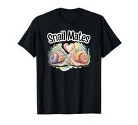Snail Mates Whimsical Night Nature Forestcore Aesthetic T-Shirt
