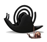 Snail Mosquito Coil Holder Metal, Mosquito Coil Bracket Mosquito Coil Rack Outdoor Mosquito Coil Box Spiral Mosquito Coil Holder Incense Ash Catcher with Snail Incense Stick Holder