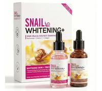 Snail Mucin Serum Set for Face 2Pcs, Brightening & Dark Spot Corrector Kit | Snail Brightening Serum with Niacinamide, Vitamin C & Kojic Acid, Hydrating Essence for Radiant, Smooth & Firm Skin