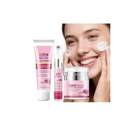 Snail Mucin Skin Care Set, Korean Skincare Gifts for Women Teen Girls, Long-Lasting Hydrate & Nourish Facial Skin Care Routine Kit Includes Cleanser, Eye Cream, Cream, 3PCS Travel Essentials Set