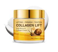 Snail Mucus & Collagen Cream, Snail Mucin Face Cream, Anti-Ageing Face Moisturiser with Snail Secretion Filtrate, Collagen, Retinol, Lifting Firming Tightening, Repair and Revitalise the Skin 60g