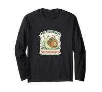 Snail No Hurries No Worries Long Sleeve T-Shirt