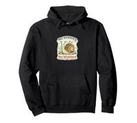 Snail No Hurries No Worries Pullover Hoodie