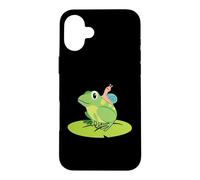 Snail On A Frog Funny Snail Farming Owner Farm Heliciculture Case for iPhone 16 Plus