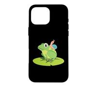 Snail On A Frog Funny Snail Farming Owner Farm Heliciculture Case for iPhone 16 Pro Max