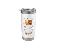 Snail on Crystal Ball Stars Stainless Steel Insulated Tumbler